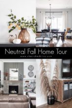 Modern Neutral Fall Home Tour