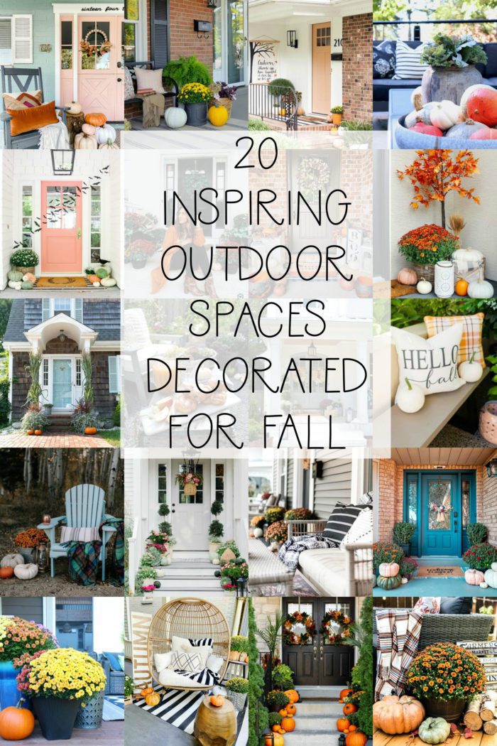 30 Inspiring Outdoor Spaces Decorated for Fall! 