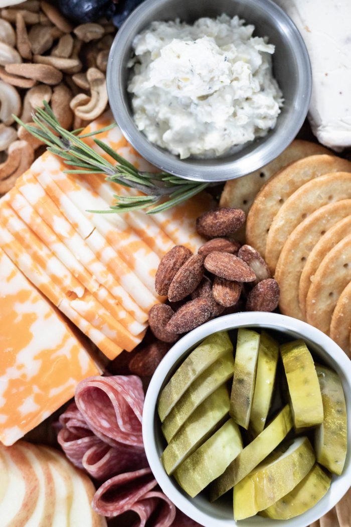 Add Dips and Finger Foods to your Charcuterie Board