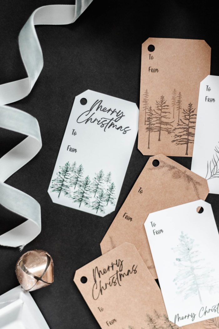 Watercolor Rustic Gift Tags 