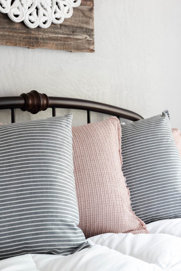 Cozy Bedding for a welcoming guest room. 