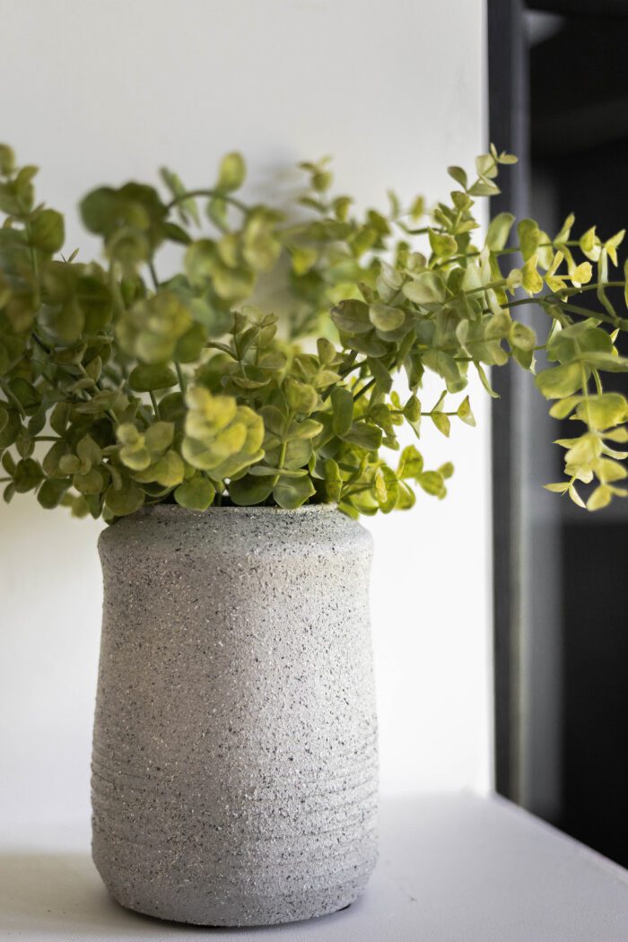 DIY Stone Vases with Spray Paint