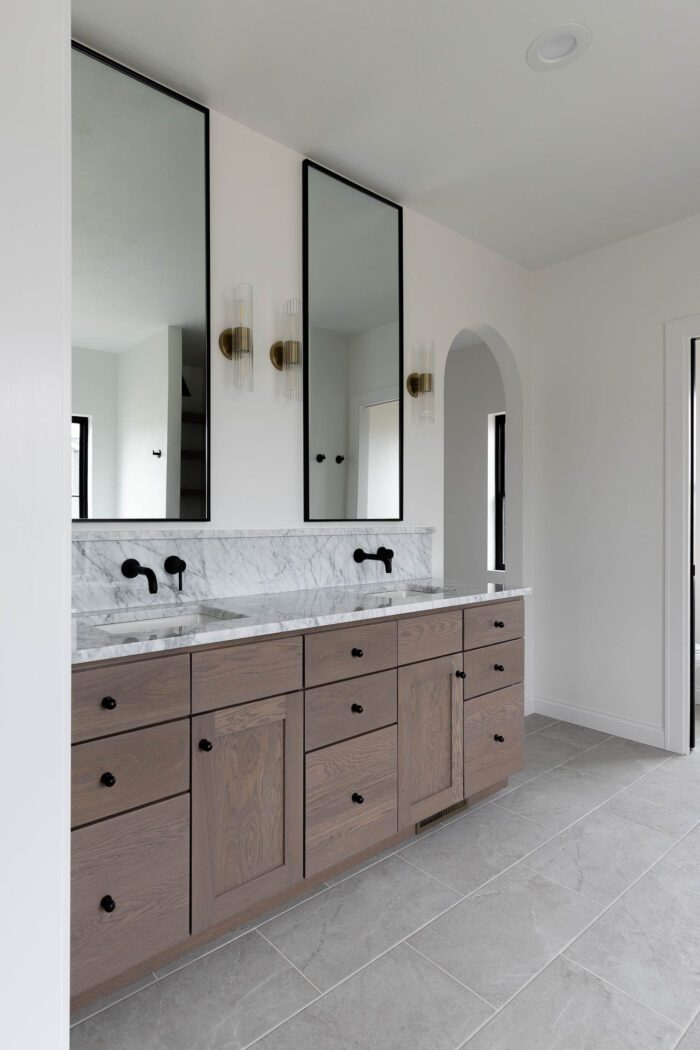 Master Bathroom Custom Vanity and Design Choices 