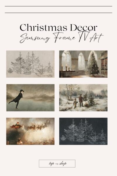 Christmas Art Prints for Samsung Frame TV